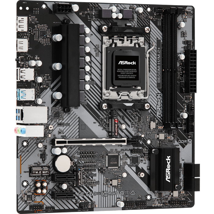 ASRock B650M-H/M.2+ Micro ATX DDR5 Socket AM5 ASRock B650M-H/M.2+ Micro ATX DDR5 Socket AM5